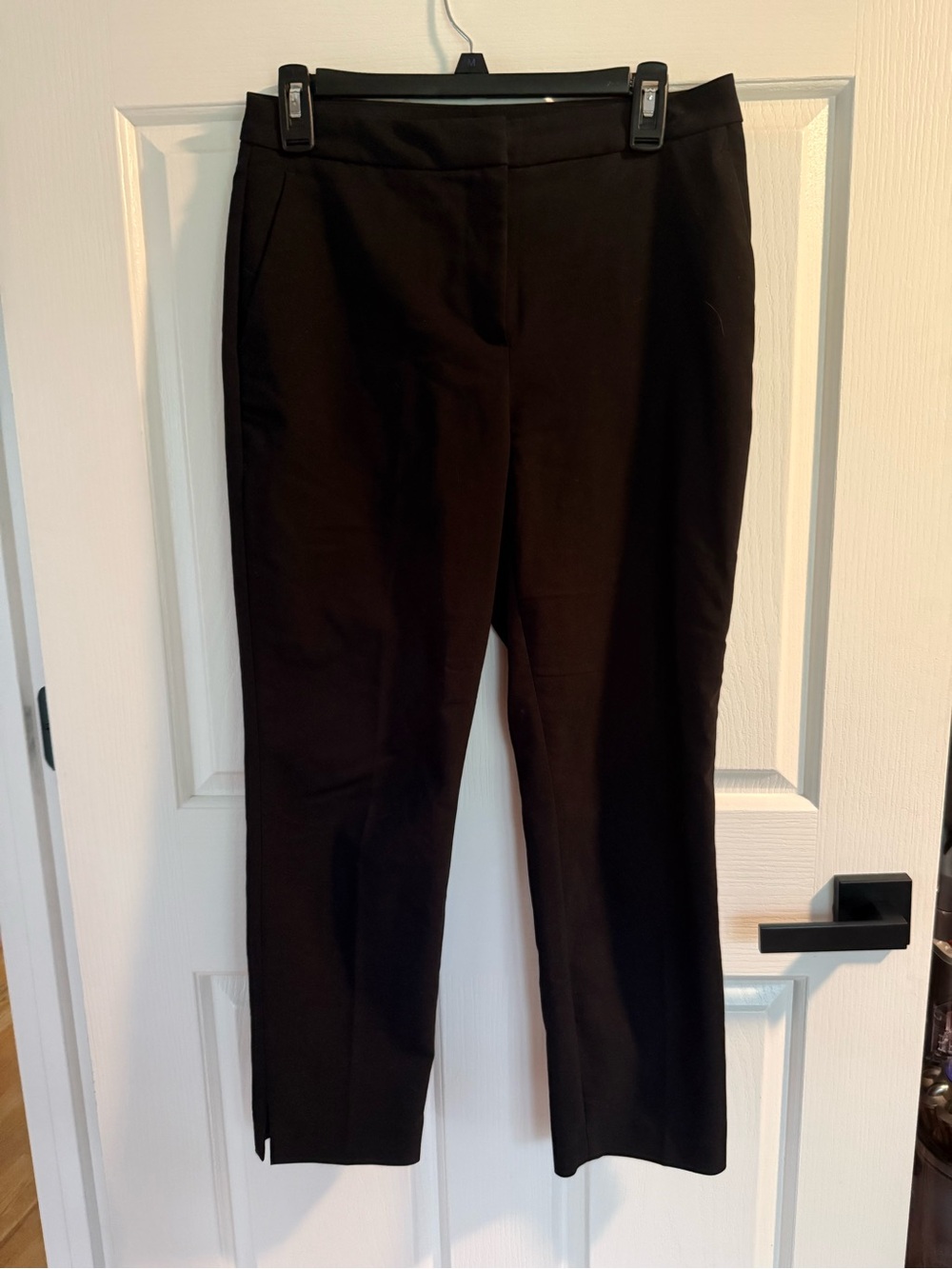 H&M Black Straight-Leg Women's Pants